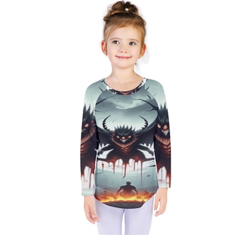 Halloween Goodie Kids  Long Sleeve T-shirt by favoritechios