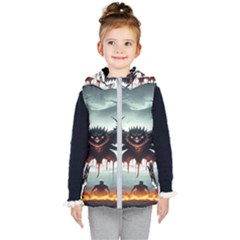 Halloween Goodie Kids  Hooded Puffer Vest