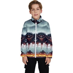 Halloween Goodie Kids  High Neck Windbreaker