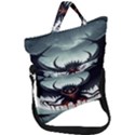 Halloween Goodie Fold Over Handle Tote Bag View1