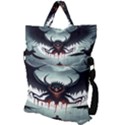 Halloween Goodie Fold Over Handle Tote Bag View2