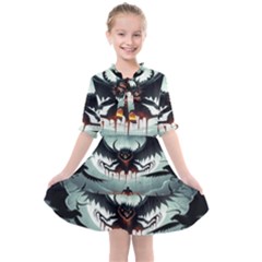 Halloween Goodie Kids  All Frills Chiffon Dress