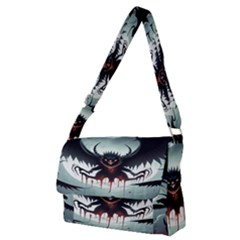 Halloween Goodie Full Print Messenger Bag (m) by favoritechios