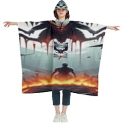 Halloween Goodie Women s Hooded Rain Ponchos