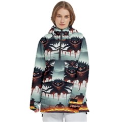 Halloween Goodie Women s Pullover Zip Ski And Snowboard Waterproof Breathable Jacket by favoritechios