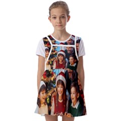 The Christmas Collection Kids  Short Sleeve Pinafore Style Dress by favoritechios