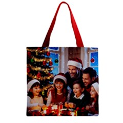 The Christmas Collection Zipper Grocery Tote Bag by favoritechios