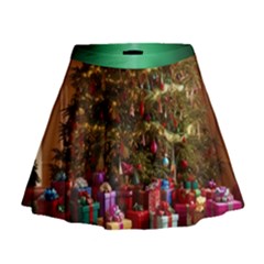 Merry Christmas Mini Flare Skirt