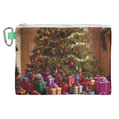 Merry Christmas Canvas Cosmetic Bag (xl)