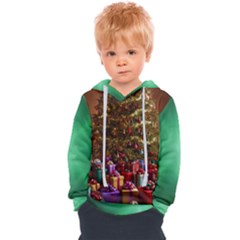 Merry Christmas Kids  Overhead Hoodie by favoritechios