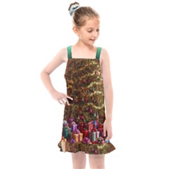 Merry Christmas Kids  Overall Dress