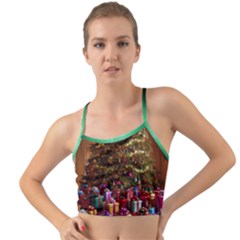 Merry Christmas Mini Tank Bikini Top