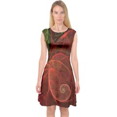 Falupadupe Capsleeve Midi Dress