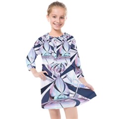 Vanilla Dream Kids  Quarter Sleeve Shirt Dress