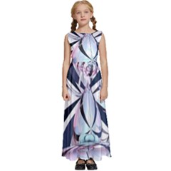 Vanilla Dream Kids  Satin Sleeveless Maxi Dress