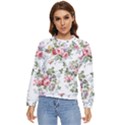 Floral Elements Peony Chinese Rose Women s Long Sleeve Raglan T-Shirt View1