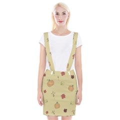 Halloween Fall Pattern Braces Suspender Skirt