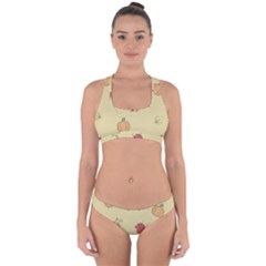 Halloween Fall Pattern Cross Back Hipster Bikini Set by Apenda