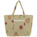 Halloween Fall Pattern Zip Up Canvas Bag View3