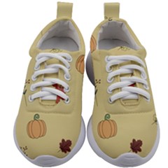 Halloween Fall Pattern Kids Athletic Shoes by Apenda