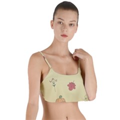 Halloween Fall Pattern Layered Top Bikini Top 