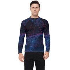 Abstract Feathers Men s Long Sleeve Rash Guard by Apenda