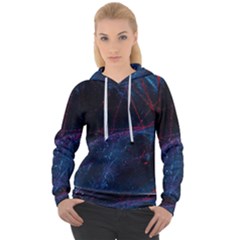 Abstract Feathers Women s Overhead Hoodie