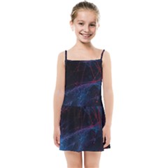 Abstract Feathers Kids  Summer Sun Dress by Apenda