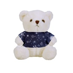 Snowflakes Snow Snowfall Snowing Full Print Tee For Cuddly Teddy Bear by Apenda