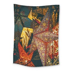 Stars Lanterns Lighting Medium Tapestry