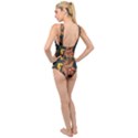 Stars Lanterns Lighting Cross Front Low Back Swimsuit View2