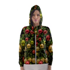 Christmas Tree Ornament Deco Women s Hooded Windbreaker