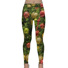 Christmas Tree Ornament Deco Classic Yoga Leggings by Apenda