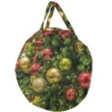 Christmas Tree Ornament Deco Giant Round Zipper Tote View1