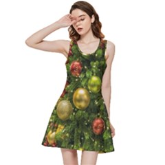 Christmas Tree Ornament Deco Inside Out Racerback Dress