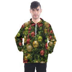 Christmas Tree Ornament Deco Men s Half Zip Pullover by Apenda