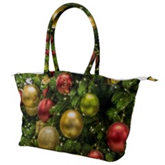 Christmas Tree Ornament Deco Canvas Shoulder Bag