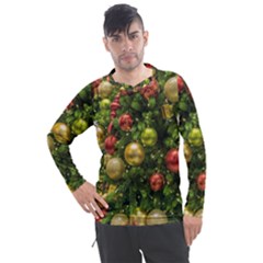 Christmas Tree Ornament Deco Men s Pique Long Sleeve T-shirt