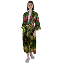 Christmas Tree Ornament Deco Maxi Satin Kimono