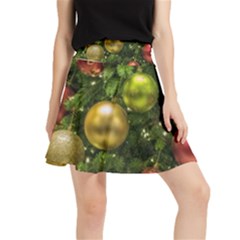 Christmas Tree Ornament Deco Waistband Skirt by Apenda