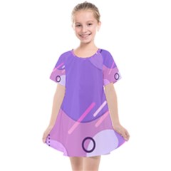 Colorful Labstract Wallpaper Theme Kids  Smock Dress