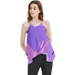 Colorful Labstract Wallpaper Theme Flowy Camisole Tank Top by Apen