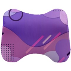 Colorful Labstract Wallpaper Theme Head Support Cushion