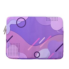 Colorful Labstract Wallpaper Theme 14  Vertical Laptop Sleeve Case With Pocket