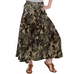 Camouflage Army Survival Uniform Women s Satin Palazzo Pants