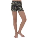 Camouflage Army Survival Uniform Kids  Lightweight Velour Yoga Shorts View1