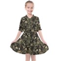 Camouflage Army Survival Uniform Kids  All Frills Chiffon Dress View1