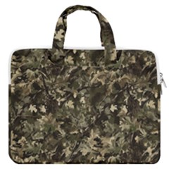 Camouflage Army Survival Uniform Macbook Pro 15  Double Pocket Laptop Bag 