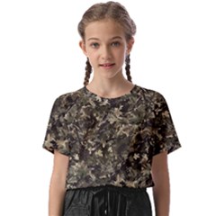 Camouflage Army Survival Uniform Kids  Basic T-shirt by Posterlux