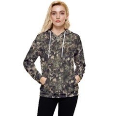 Camouflage Army Survival Uniform Women s Lightweight Drawstring Hoodie by Posterlux